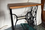 Antique sewing machine table