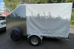 Enclosed single axle trailer
