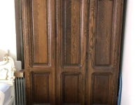 Heavy wooden wardrobe
