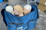 1 x soft bag with 3 CPR manikins