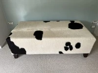 Cowhide Bench Seat