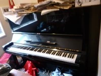 Yamaha upright largest piano