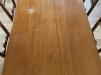 Restored Kauri Dining Table + 4 Chairs