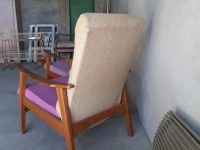 Pair of Mid Century Recliner D A Lewis Lounge Chairs