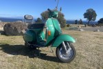 Motorcycle vespa P200E