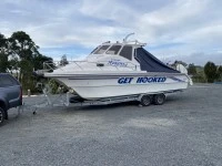 Motor boat Double hull cat.