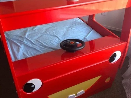 Kids Fire Truck Bed