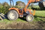 Tractor and mower Tractor and mower