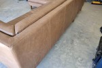 Coco Republic Leather Chaise Sofa