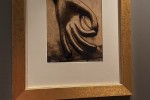 Small arm chairs x 2, Hall runner rug x 1, Framed artworks x 2