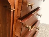 Antique Davenport Writing Desk, Beautifully Crafted, Inlaid>>>