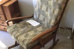 Chest of drawers, rocking chair