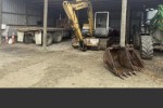 Pc90 Komatsu & two small buckets&spare motor on a pallet