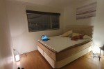 King Size bed and mattress, TV Console, TV, Microwave, wall Mirror, L...
