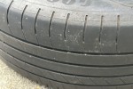 Single Nissan Leaf Spare Tyre / alloy wheel 215/50/r17