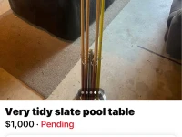 Pool table 7ft