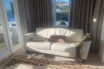 2 seater couch, 2 lounge chairs, wicker chair