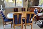 Dining table + 6 chairs, Hillcrest to Epsom 2 movers