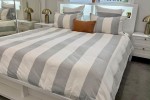 King Size bed with mattress, Small table with 4 chairs
