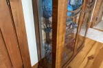 Walnut deco cabinet