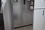 Hisense HCF7S1014B Washing Machine, Haier HRF318BS Fridge