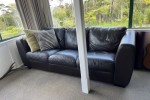 Leather couch 3 seater