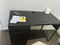 Queen bed mattress and base, lounge electric so heavy, desk, bed side ...