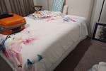 Queen bed + headboard, 4 piece table & chairs, Hall table, 2 barstools...