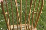 Mid century Ercol 203 chair and 341 footstool