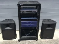 Rack and speakers