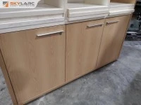 Large Office Bookshelf Cabinet Unit