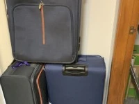 3 x side tables. 1 x coffee table. 1 x tv unit. 5 suitcases. 4 x mediu...
