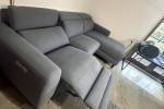 Electric 3 seat recliner with chaise