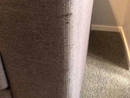 Used grey couch