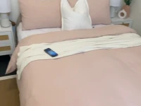 Queen Bed, Bedside tables (2), Drawers, mirror