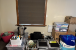 Bunch of boxes and suitcases