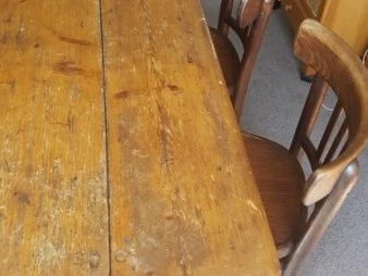 Antique Dining Table and chairs