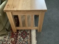 3 x side tables. 1 x coffee table. 1 x tv unit. 5 suitcases. 4 x mediu...