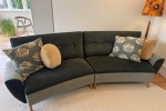 Vintage curved modular couch. (2), Modular couch