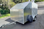 Enclosed single axle trailer