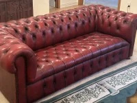 Chesterfield Leather Couch