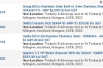 Dishwasher 60cm, Cook top 60cm, Wall oven 60cm, Kitchen extractor fan ...