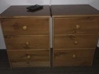 Double bed, Large clothes drawer, Two small clothes drawers, Two seat ...