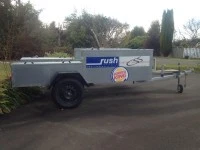 Single axle car trailer