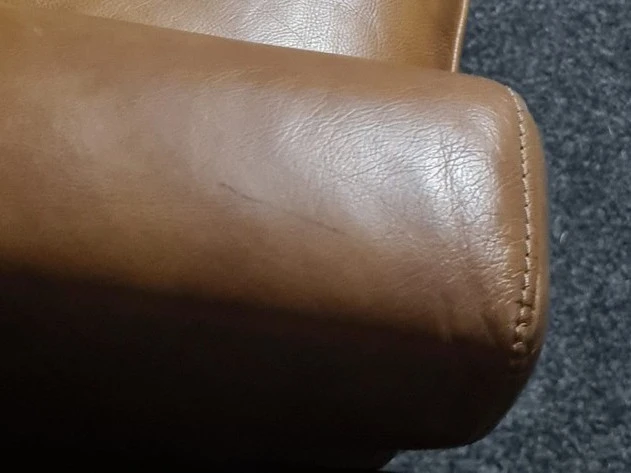 Messina 3 Seater Leather Sofa Tan