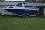 Motor boat 6.45 alloy hardtop