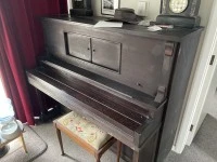 Upright player piano