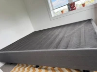Queen sized bed mattress and bottom frame