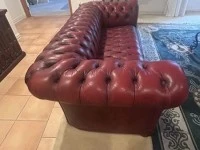 Chesterfield Leather Couch