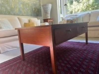 Solid oak coffee table